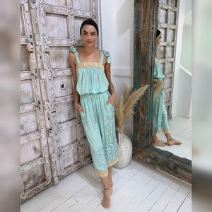 Spell & The Gypsy Seafoam Green Ocean Pants Size Medium